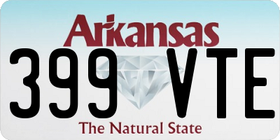AR license plate 399VTE