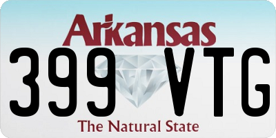AR license plate 399VTG
