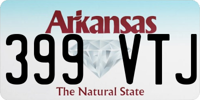 AR license plate 399VTJ
