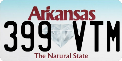 AR license plate 399VTM