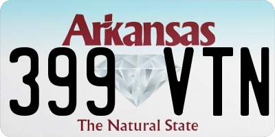 AR license plate 399VTN