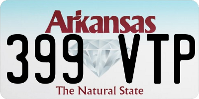 AR license plate 399VTP