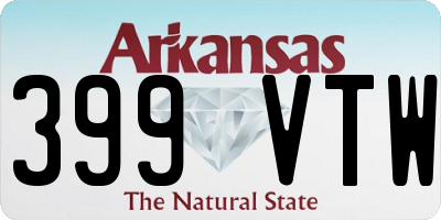 AR license plate 399VTW