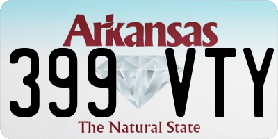 AR license plate 399VTY