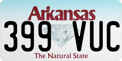 AR license plate 399VUC