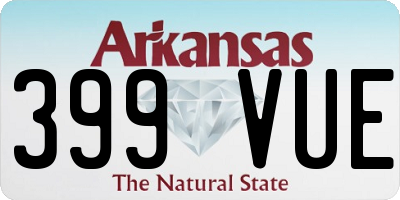AR license plate 399VUE