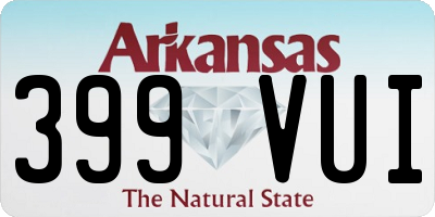 AR license plate 399VUI