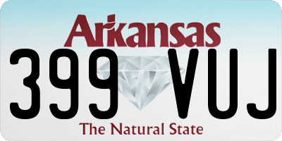 AR license plate 399VUJ