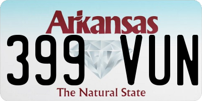 AR license plate 399VUN
