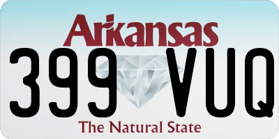 AR license plate 399VUQ