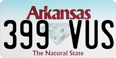 AR license plate 399VUS