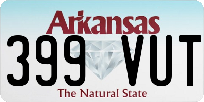 AR license plate 399VUT