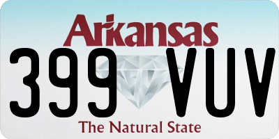 AR license plate 399VUV