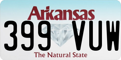 AR license plate 399VUW
