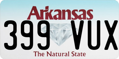 AR license plate 399VUX
