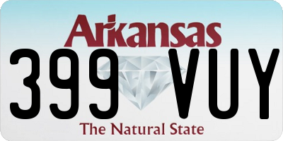 AR license plate 399VUY