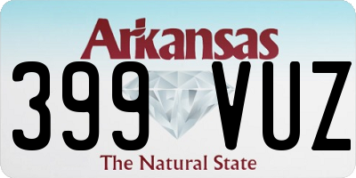 AR license plate 399VUZ
