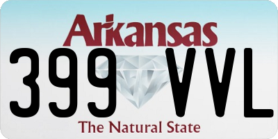 AR license plate 399VVL