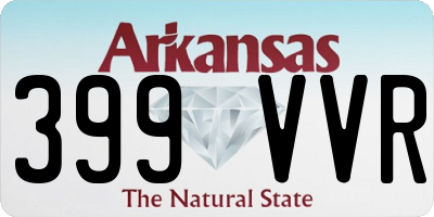 AR license plate 399VVR