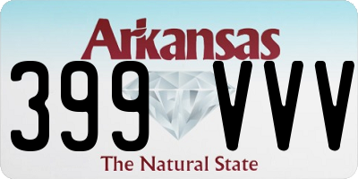 AR license plate 399VVV