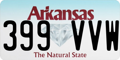 AR license plate 399VVW