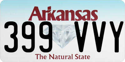 AR license plate 399VVY