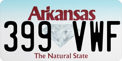 AR license plate 399VWF