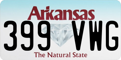 AR license plate 399VWG