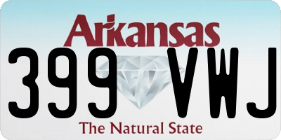 AR license plate 399VWJ