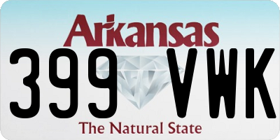 AR license plate 399VWK