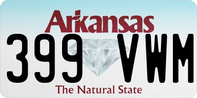 AR license plate 399VWM