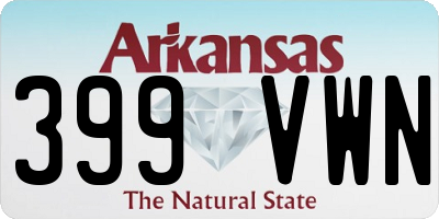 AR license plate 399VWN