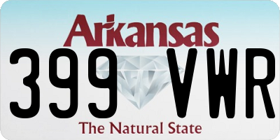 AR license plate 399VWR
