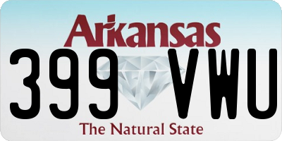AR license plate 399VWU