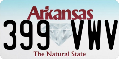 AR license plate 399VWV