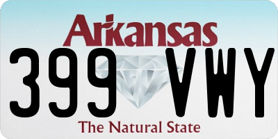 AR license plate 399VWY