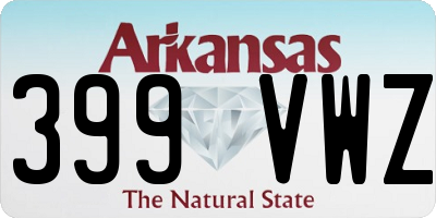 AR license plate 399VWZ