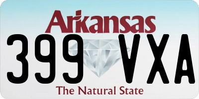 AR license plate 399VXA
