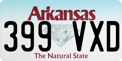 AR license plate 399VXD