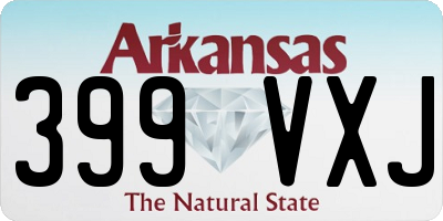 AR license plate 399VXJ