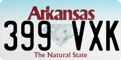 AR license plate 399VXK