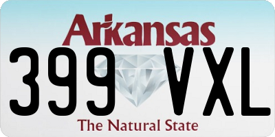 AR license plate 399VXL
