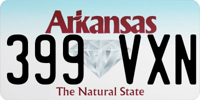 AR license plate 399VXN