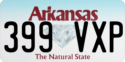 AR license plate 399VXP