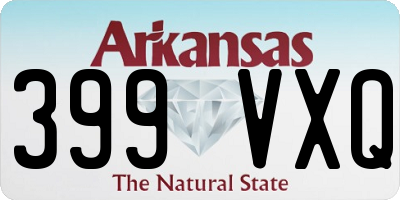 AR license plate 399VXQ