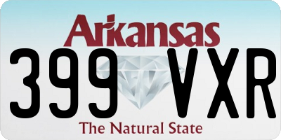 AR license plate 399VXR