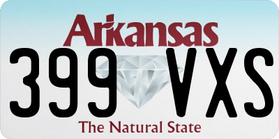 AR license plate 399VXS