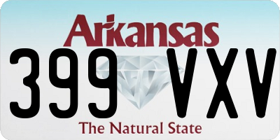 AR license plate 399VXV