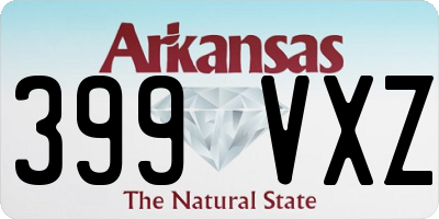 AR license plate 399VXZ