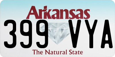 AR license plate 399VYA